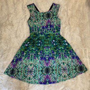 Floral Fit and Flare Dress